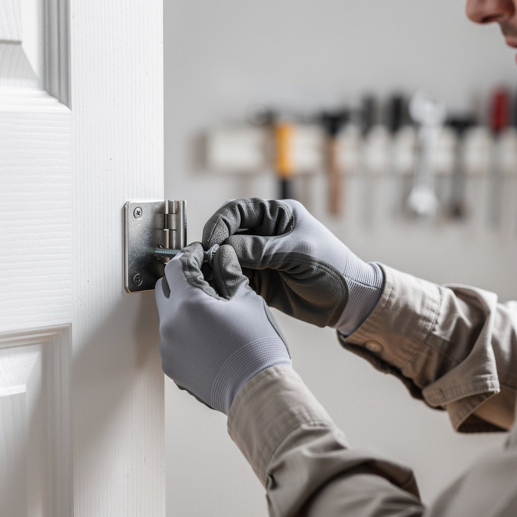 Superior Handyman Services team member demonstrating quality craftsmanship and attention to detail on a home repair project in Millbury, MA